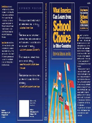 cover image of What America Can Learn from School Choice in Other Countries